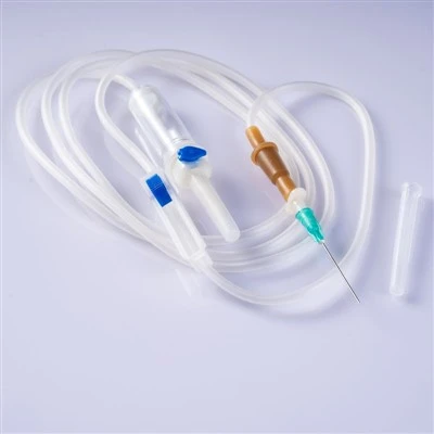 ชุด IV Infusion พร้อมระบบล็อคและสลิปเข็ม Luer